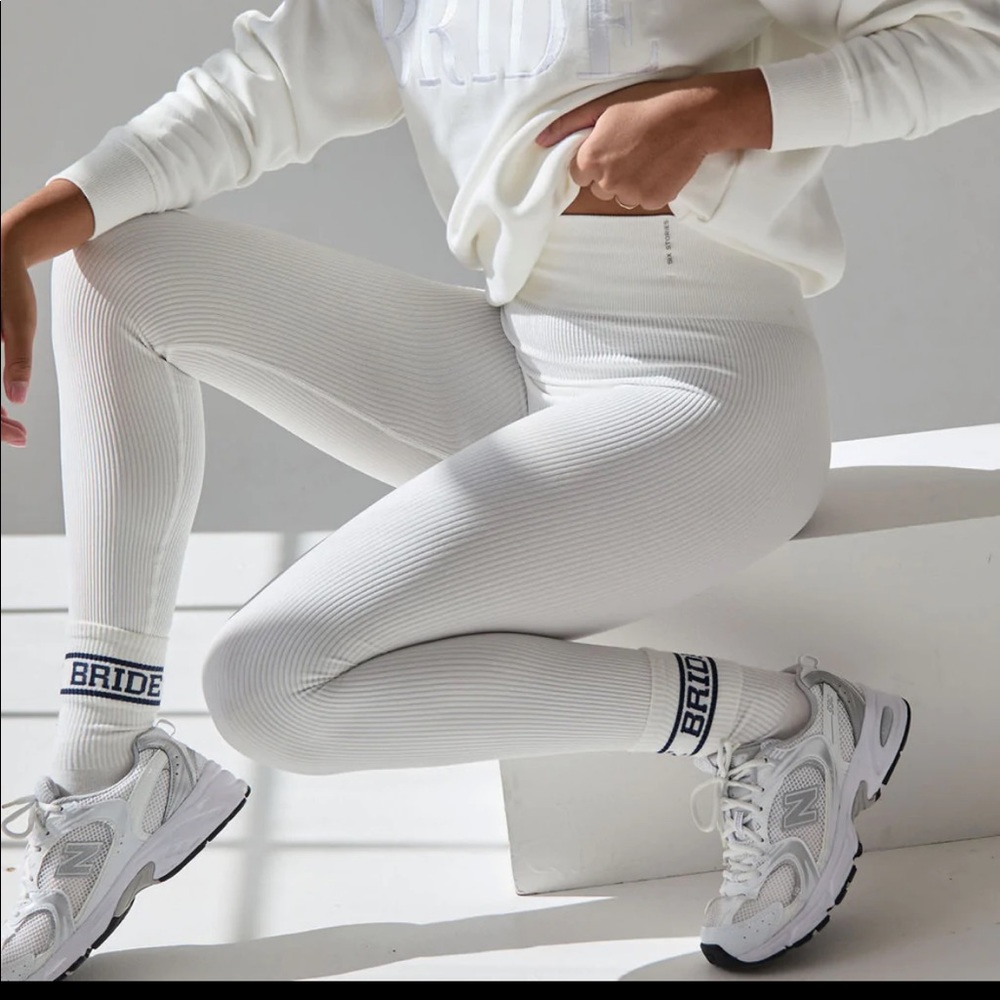 White leggings NWT